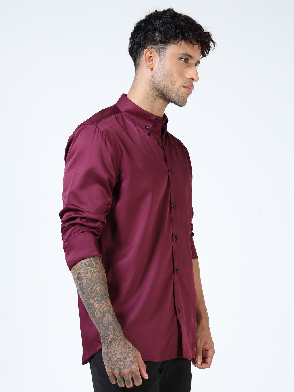 Maroon Satin